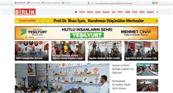 Desktop Screenshot of malatyabirlikgazetesi.com